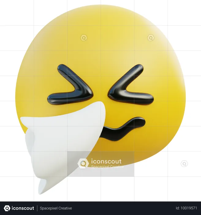 Éternuer emoji Emoji 3D Icon