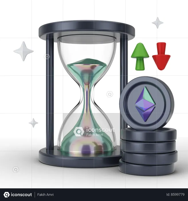 Eth Loss  3D Icon