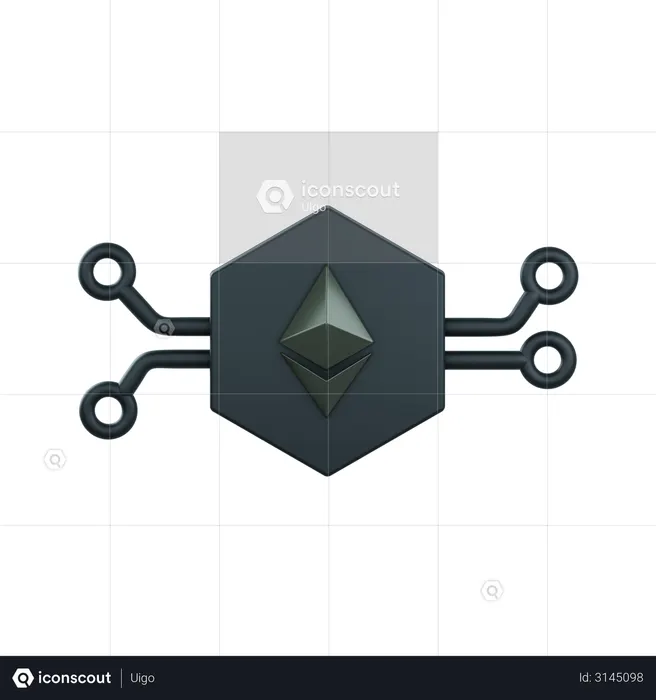 Eth Networking  3D Illustration