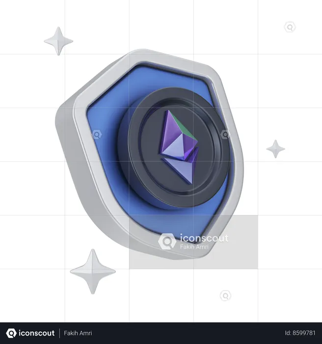 Bouclier eth  3D Icon