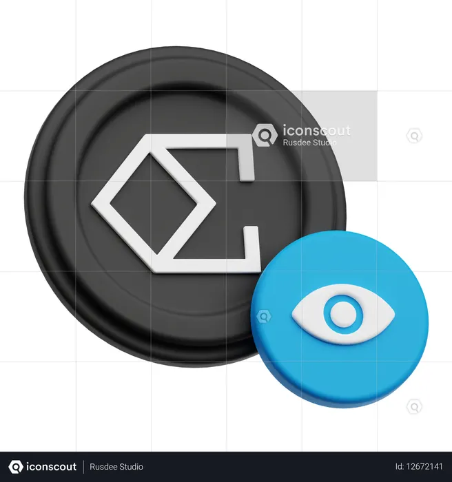 Ethena View  3D Icon