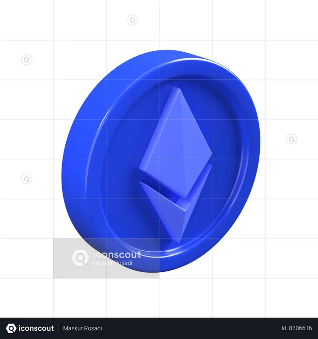 Ethereum  3D Icon