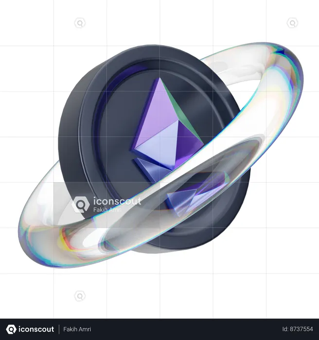 Ethereum  3D Icon