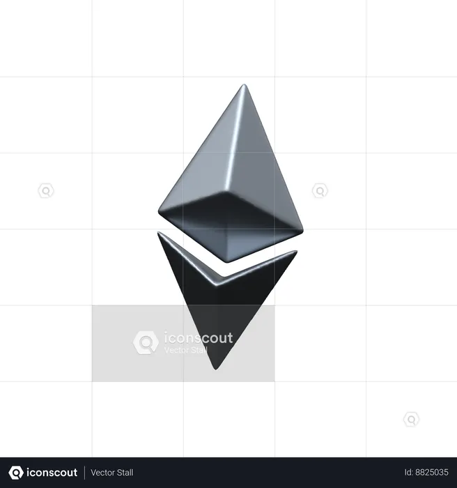 Ethereum  3D Icon