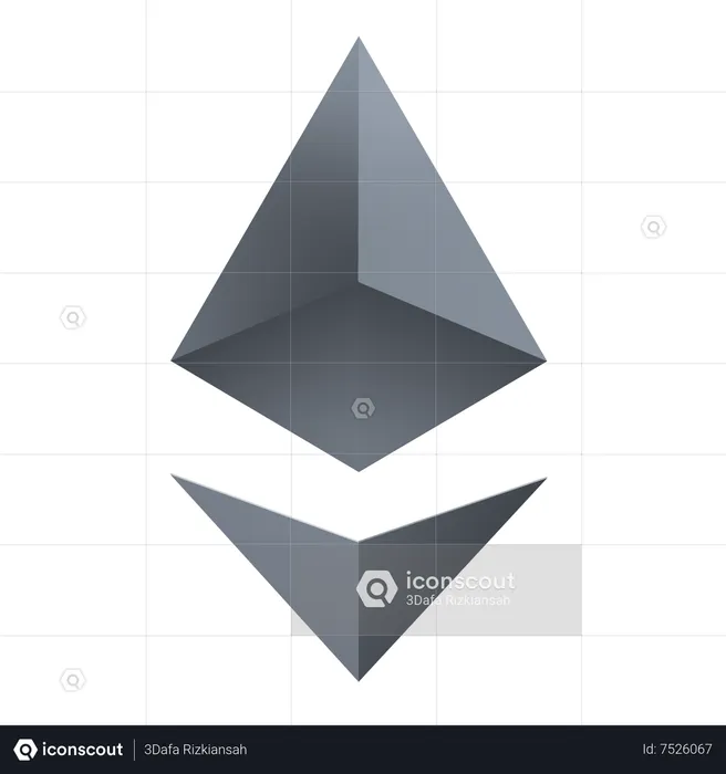 Ethereum  3D Icon