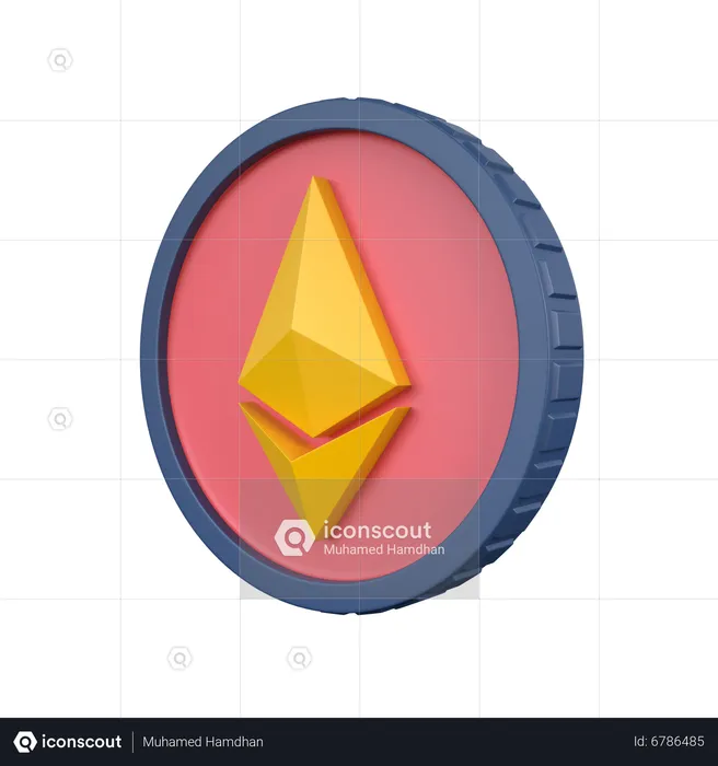 Ethereum  3D Icon