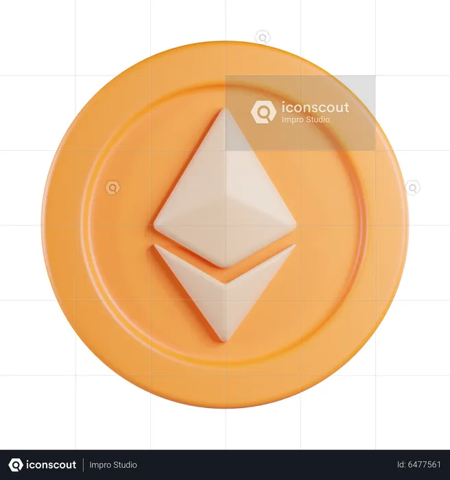 Ethereum  3D Icon