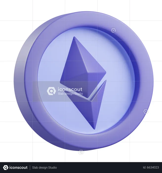 Ethereum  3D Icon