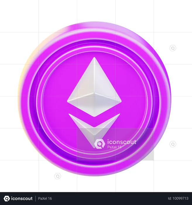 Ethereum  3D Icon