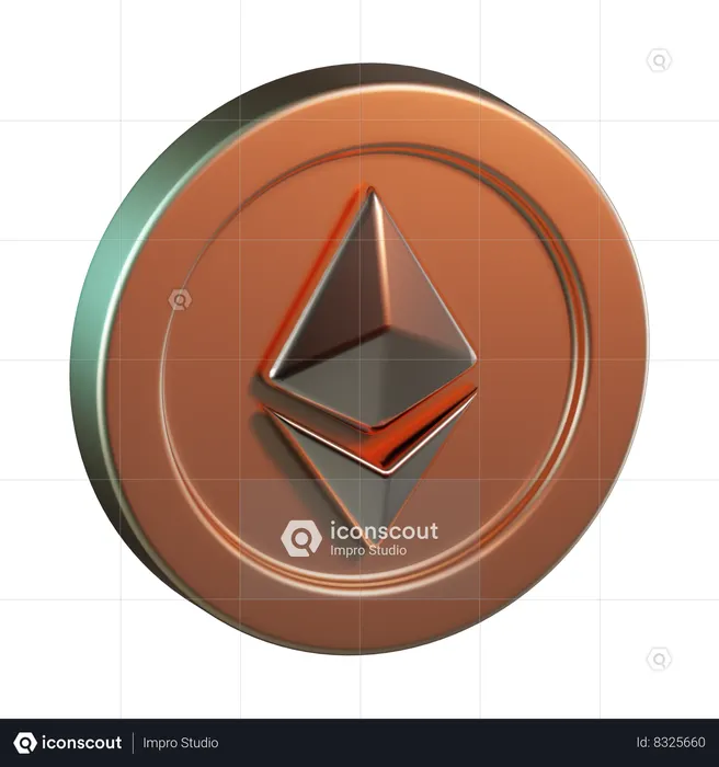 Ethereum  3D Icon