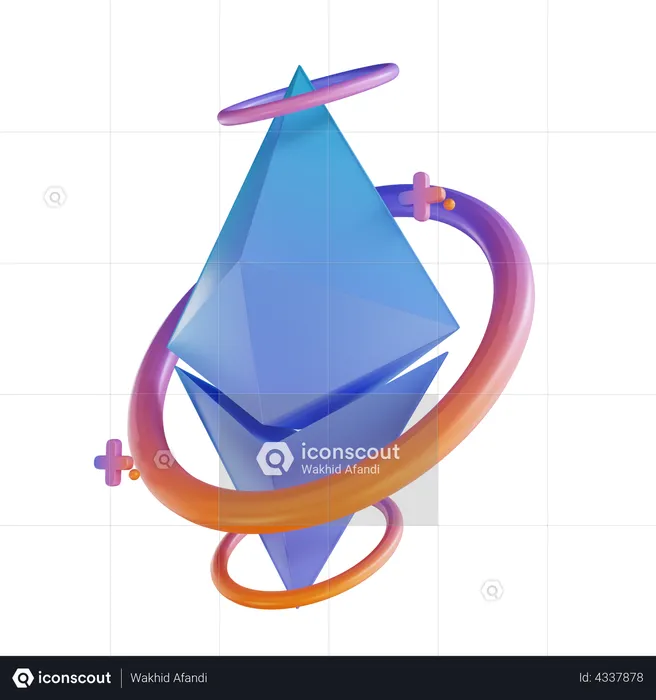 Ethereum  3D Illustration