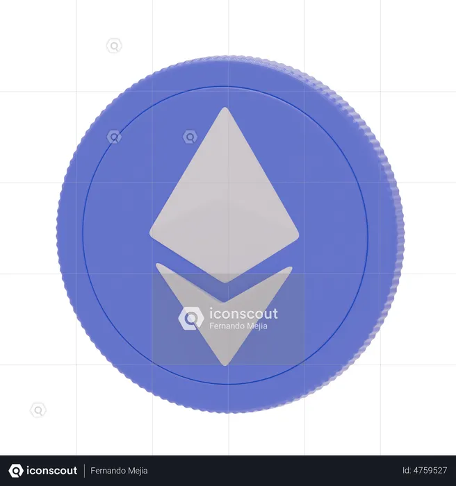 Ethereum  3D Icon