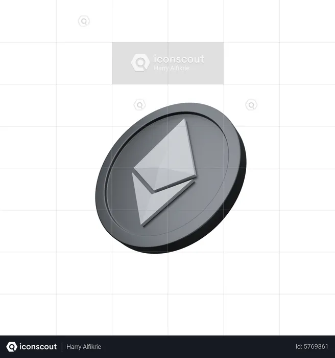 Ethereum  3D Icon