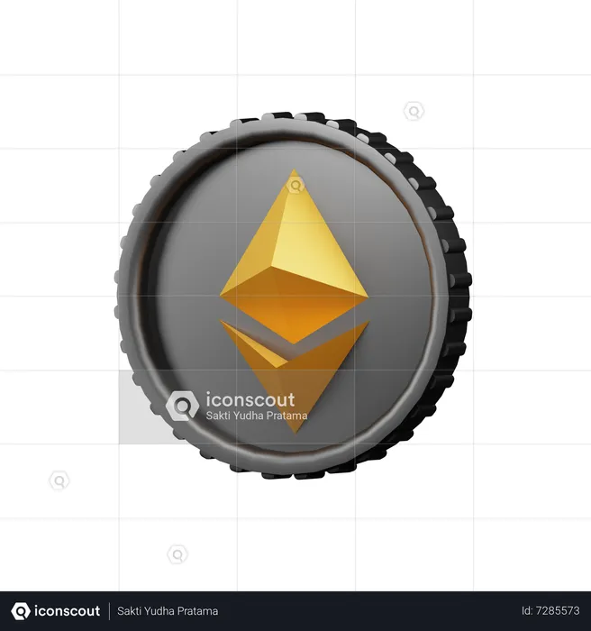 Ethereum  3D Icon