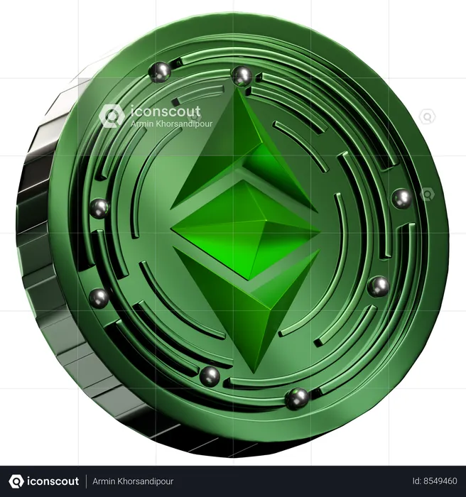 Ethereum clássico  3D Icon