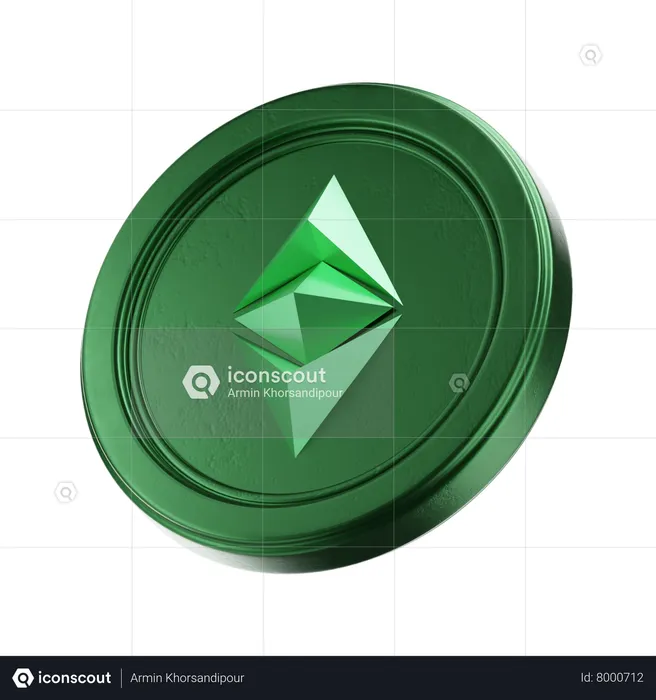 Ethereum Classic  3D Icon