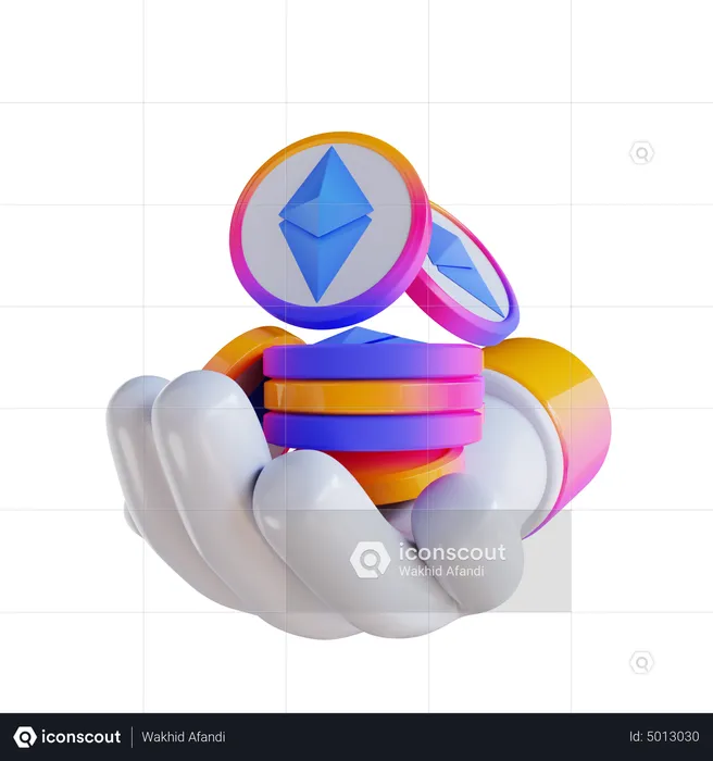 Ethereum Hodler  3D Icon