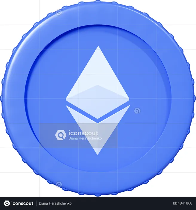 Ethereum Icon  3D Icon