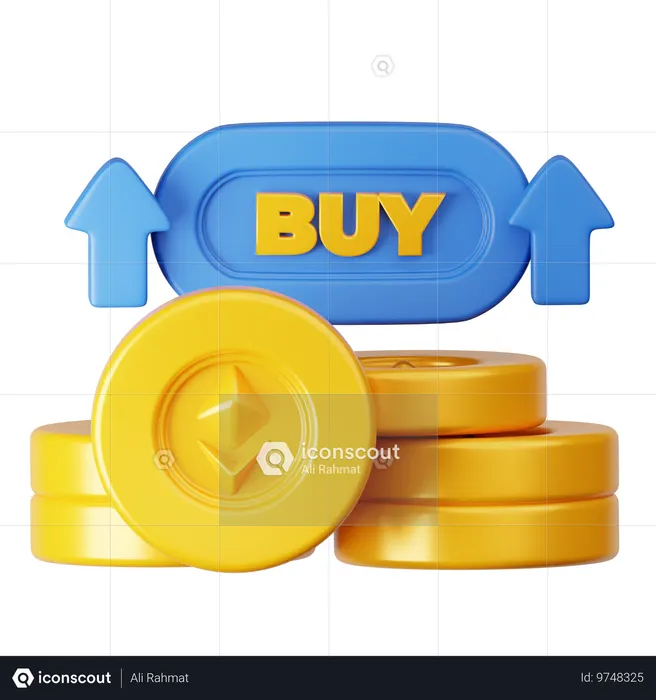 Ethereum kaufen  3D Icon