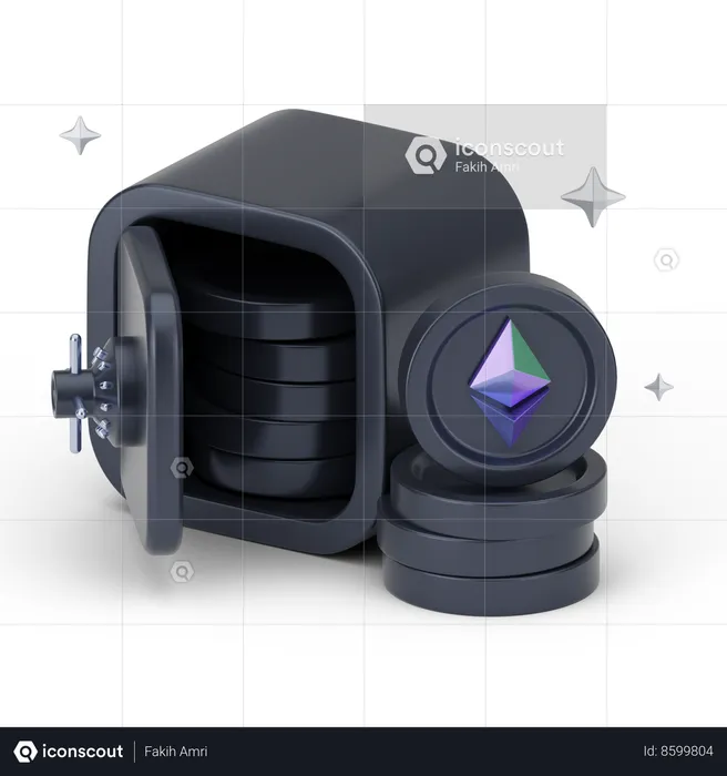 Ethereum Safe  3D Icon