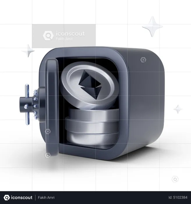 Ethereum Safe  3D Icon