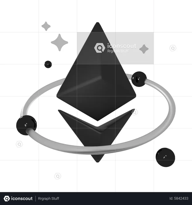 Univers Ethereum  3D Icon