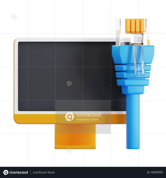 Ethernet  3D Icon