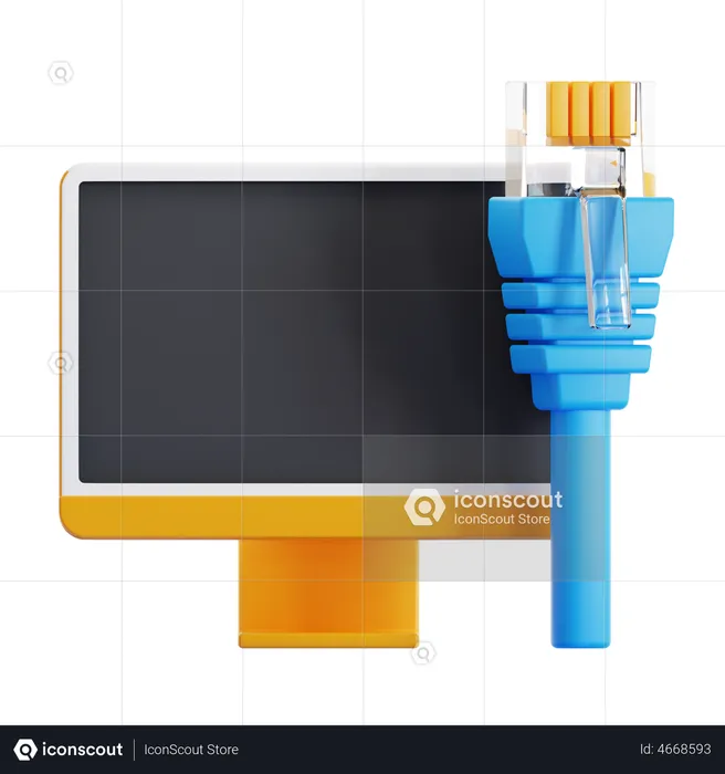 Ethernet  3D Icon