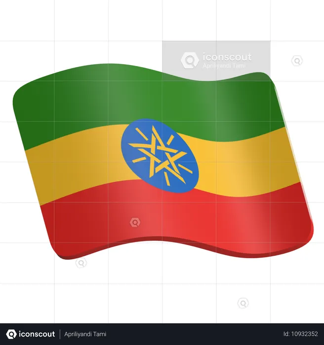 Ethiopia  3D Icon