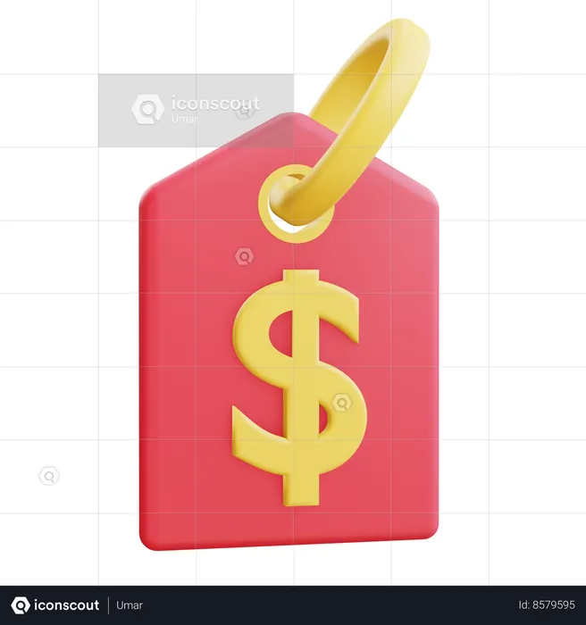 Dia del dolar  3D Icon