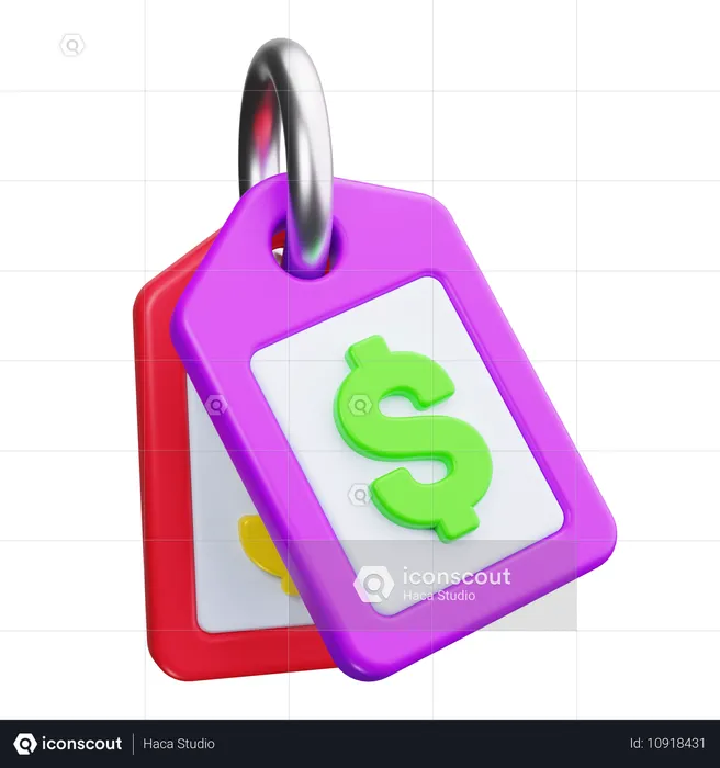 Etiqueta de precio  3D Icon