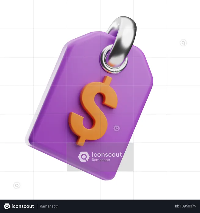 Etiqueta de precio  3D Icon