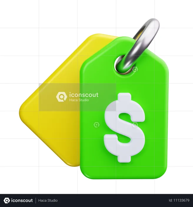 Etiqueta de precio  3D Icon