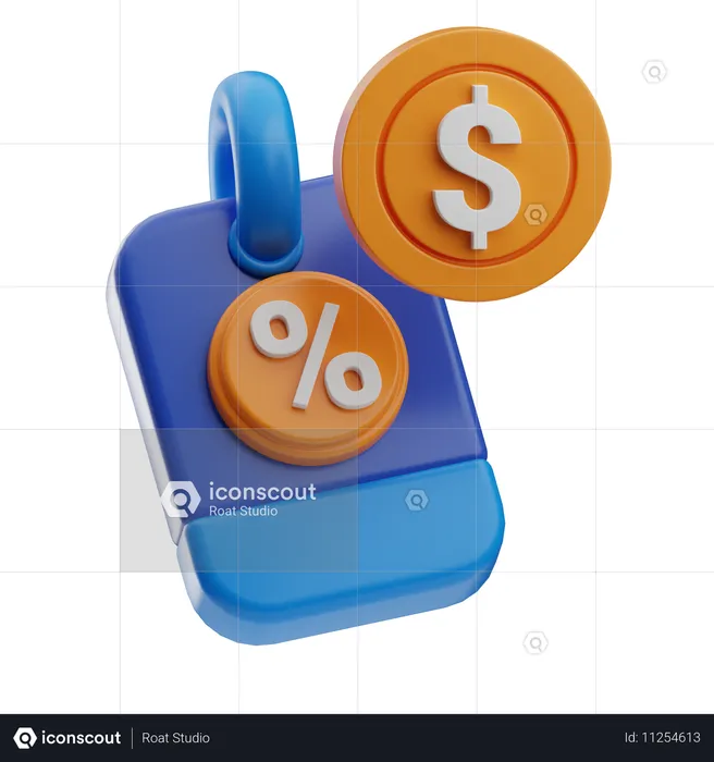 Etiqueta de precio  3D Icon