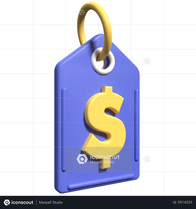 Etiqueta de precio  3D Icon