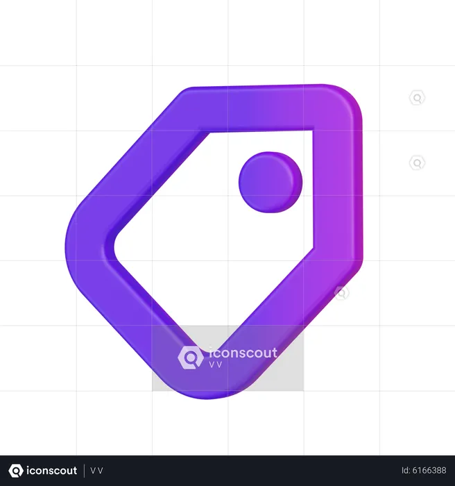 Etiqueta de precio  3D Icon