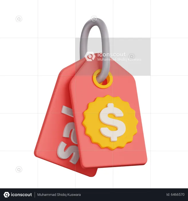 Etiqueta de precio  3D Icon