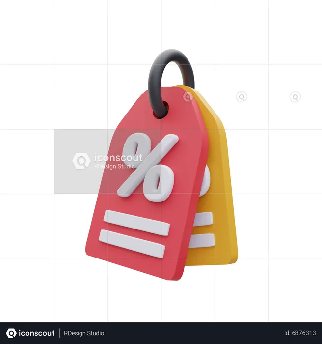 Etiqueta de precio  3D Icon