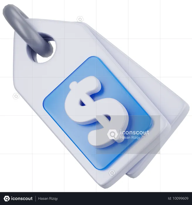 Etiqueta de preço  3D Icon
