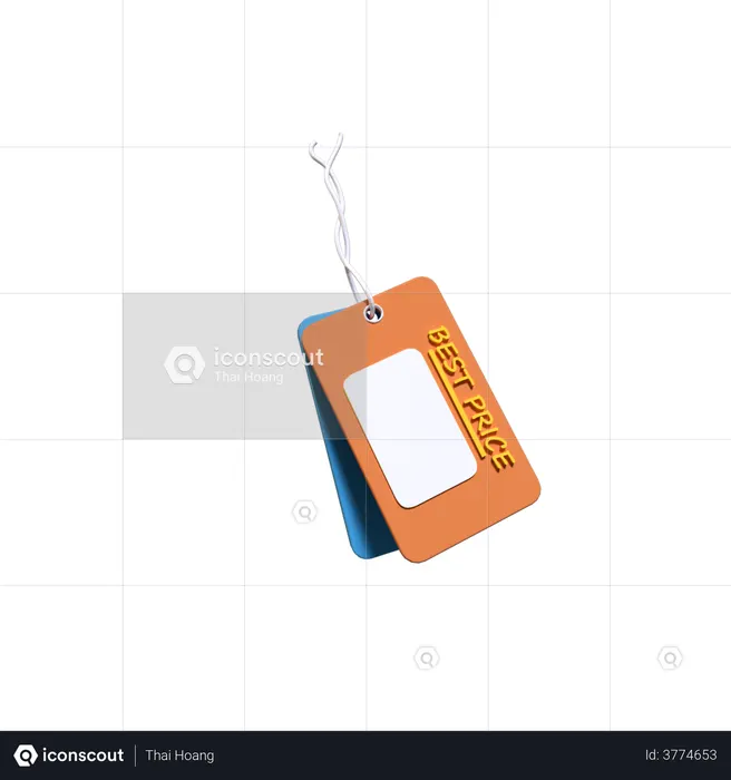 Etiqueta de preço  3D Icon