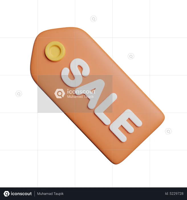 Etiqueta de venta  3D Icon