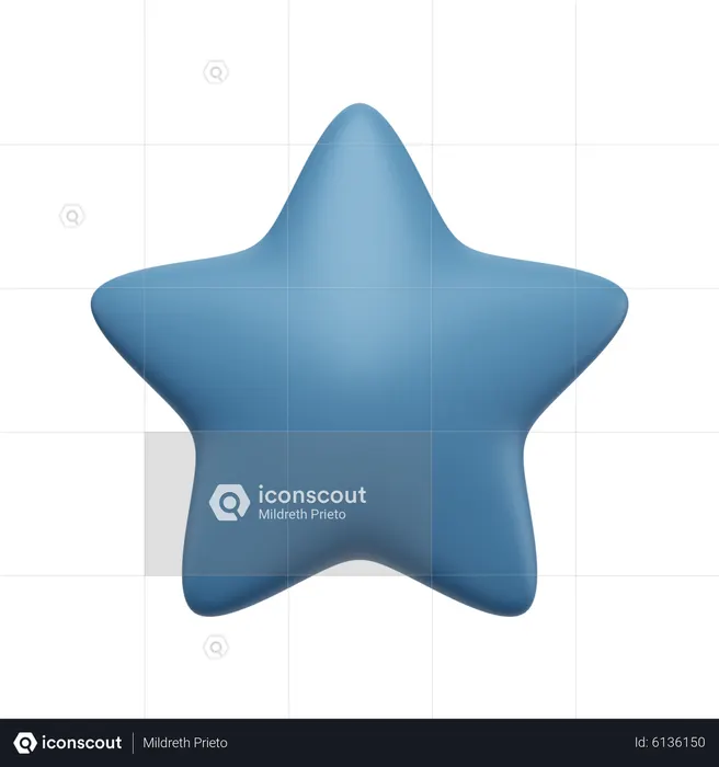 Étoile  3D Icon