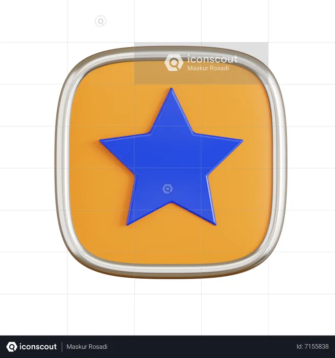 Étoile  3D Icon