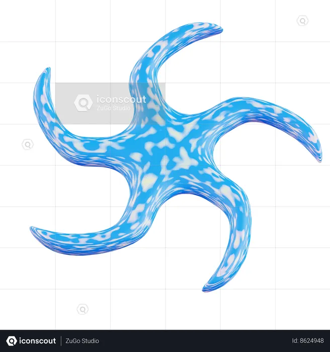 Étoile de mer  3D Icon