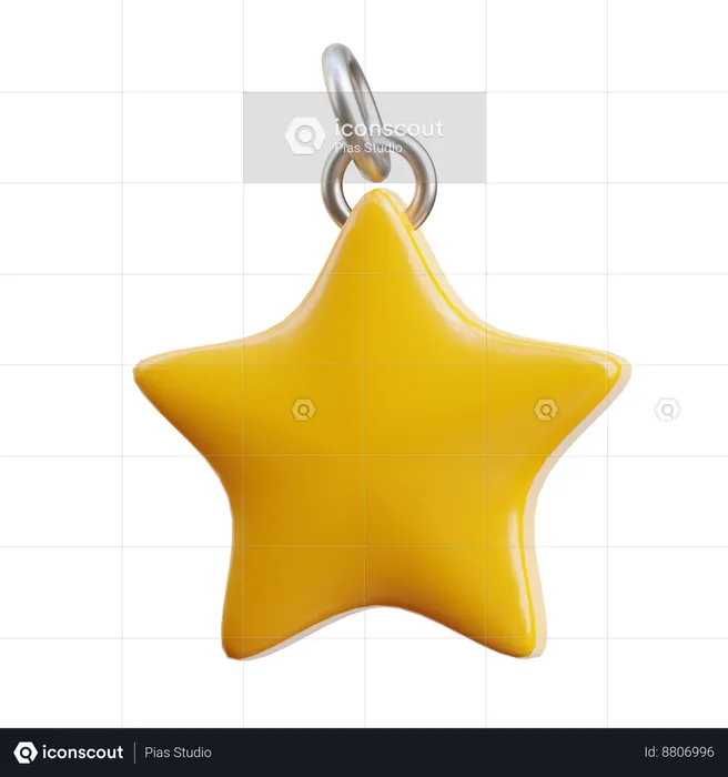 Étoile d'or  3D Icon