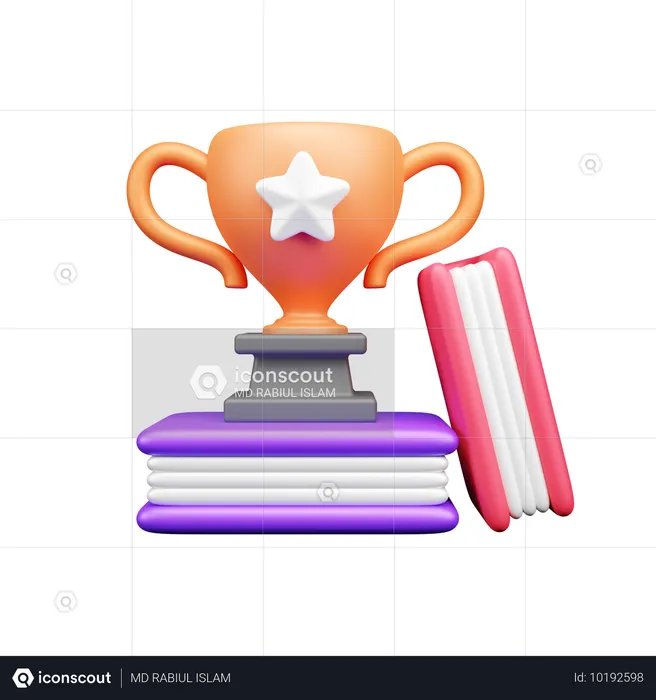 Trophée d'étude  3D Icon