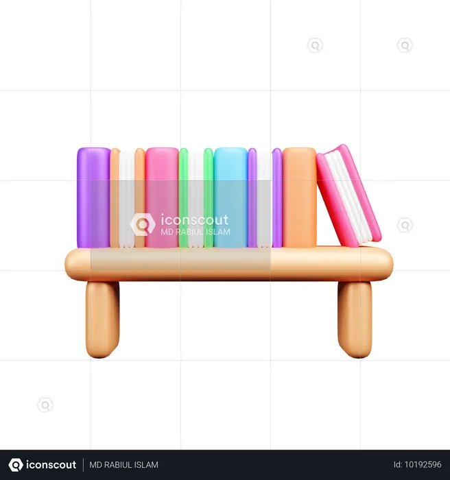 Cas de livres  3D Icon