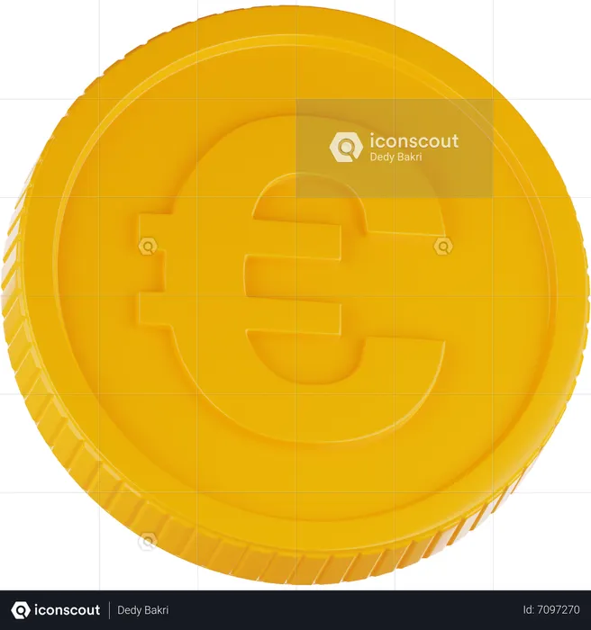 Euro  3D Icon