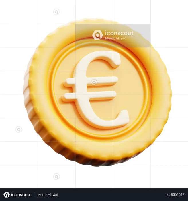 Euro European Union  3D Icon
