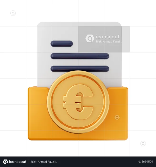 Euro-Ordner  3D Icon
